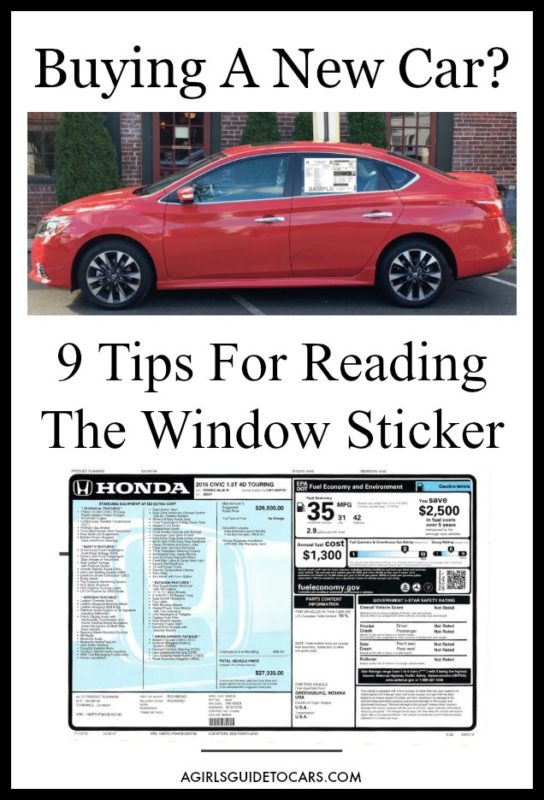 How to Read a Car Window Sticker: Decoding the Monroney Label